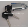 Chrome padlock with master key